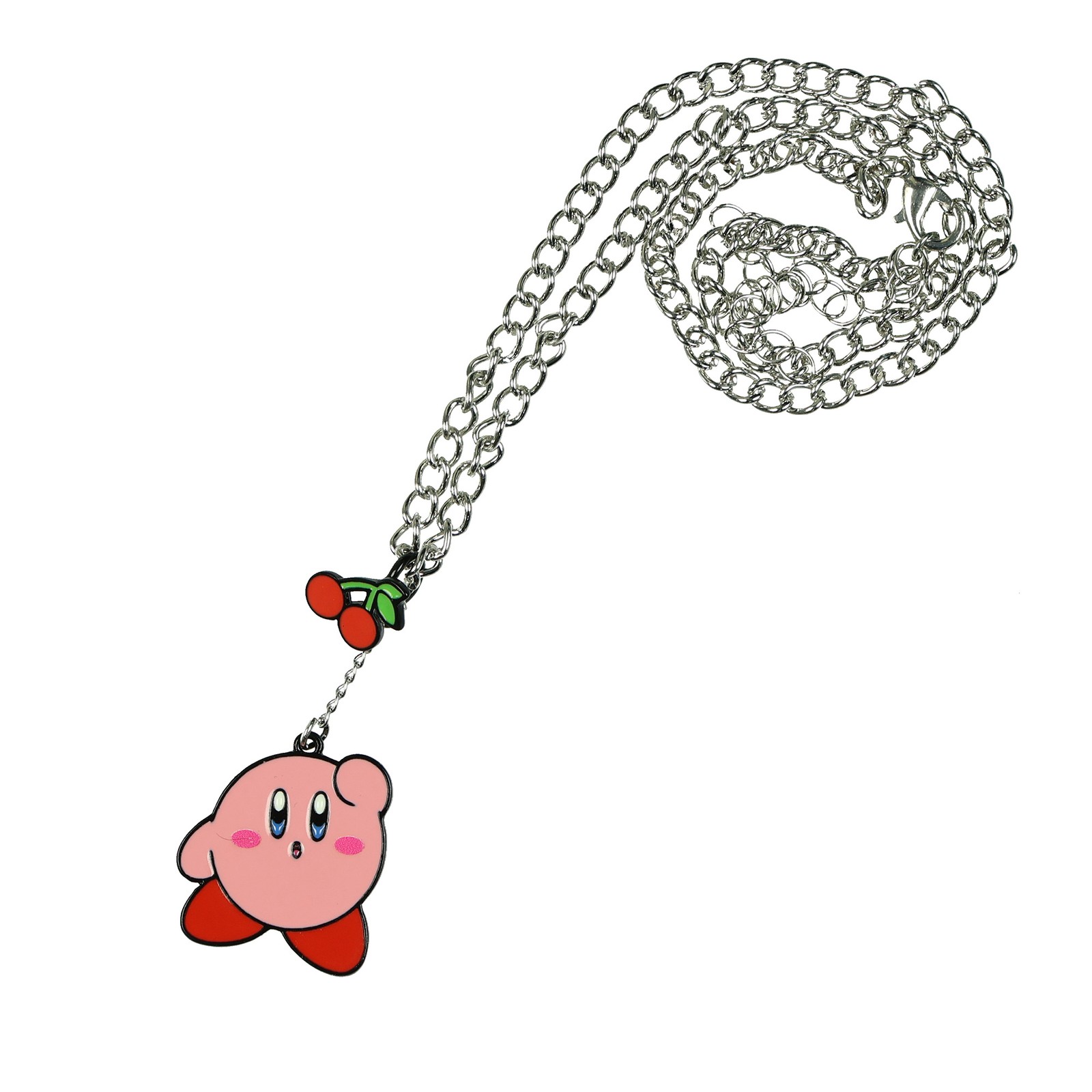 Nintendo Kirby and Bandana Waddle Dee 2-Piece Enamel Charm Necklace Set OSFA