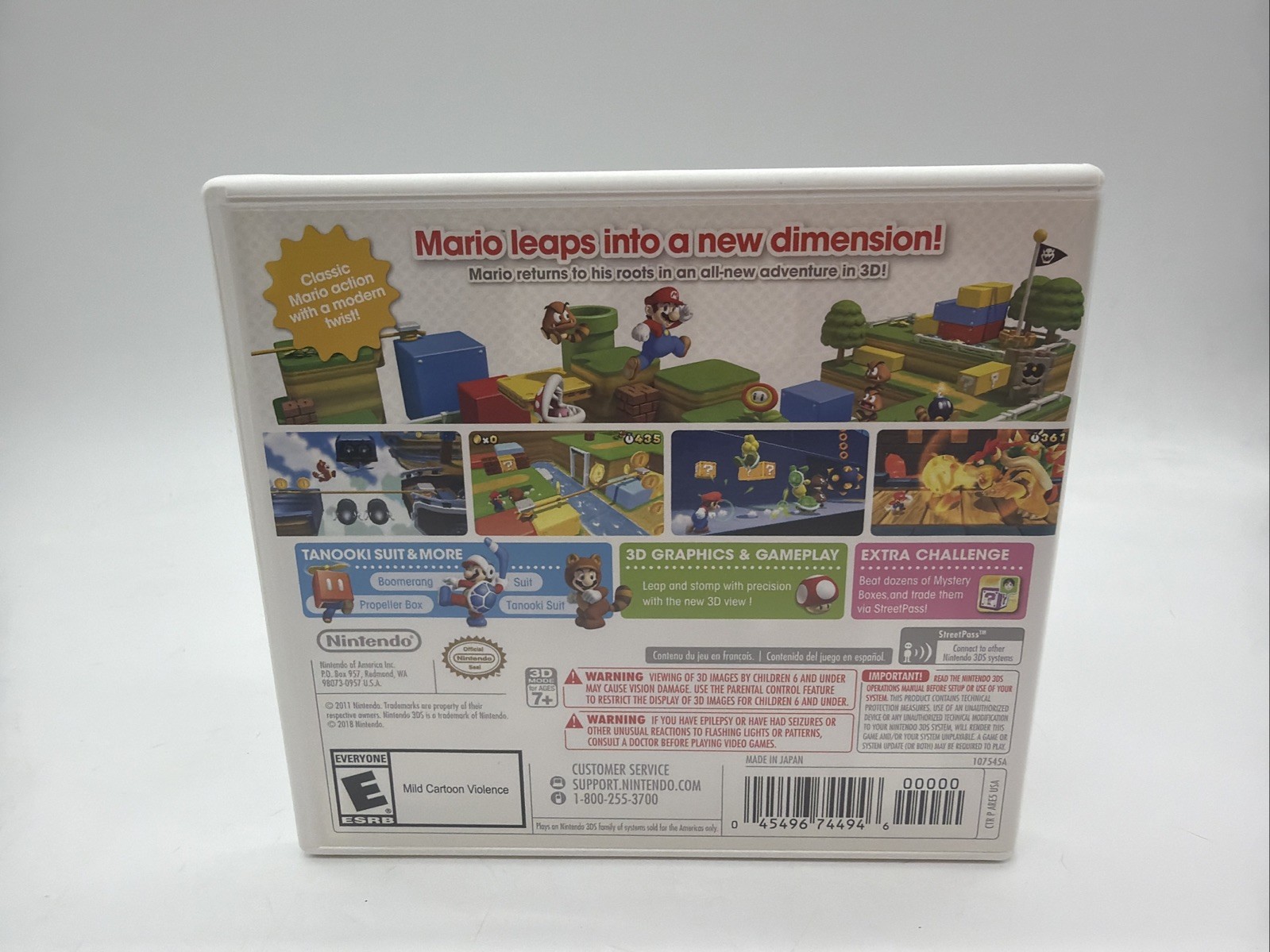 Super Mario 3D Land – Nintendo Selects Edition 3DS Authentic CIB Tested