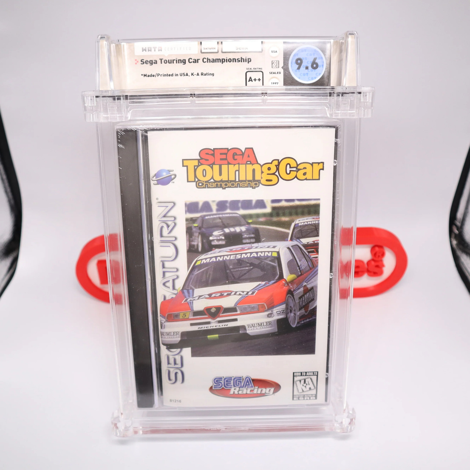 Saturn Game SEGA TOURING CAR CHAMPIONSHIP – WATA GRADED 9.6 A++! NEW & Sealed!