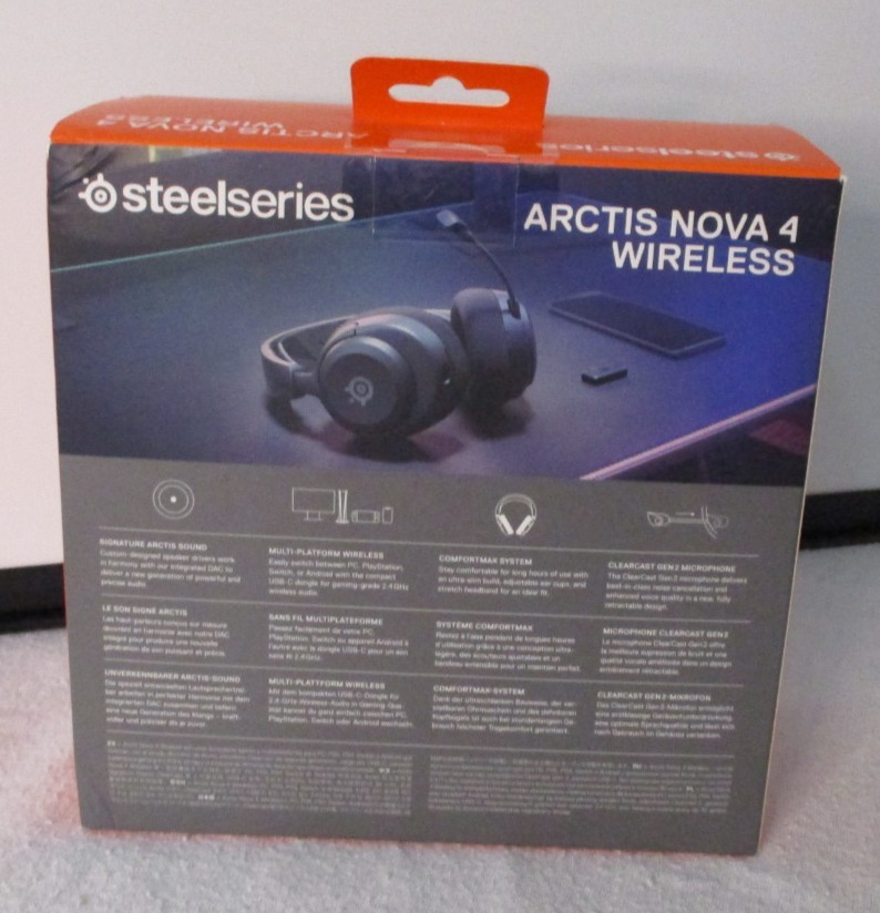 SteelSeries Arctis Nova 4 Wireless Multi Gaming Headset PC PS5 Switch Mobile NEW
