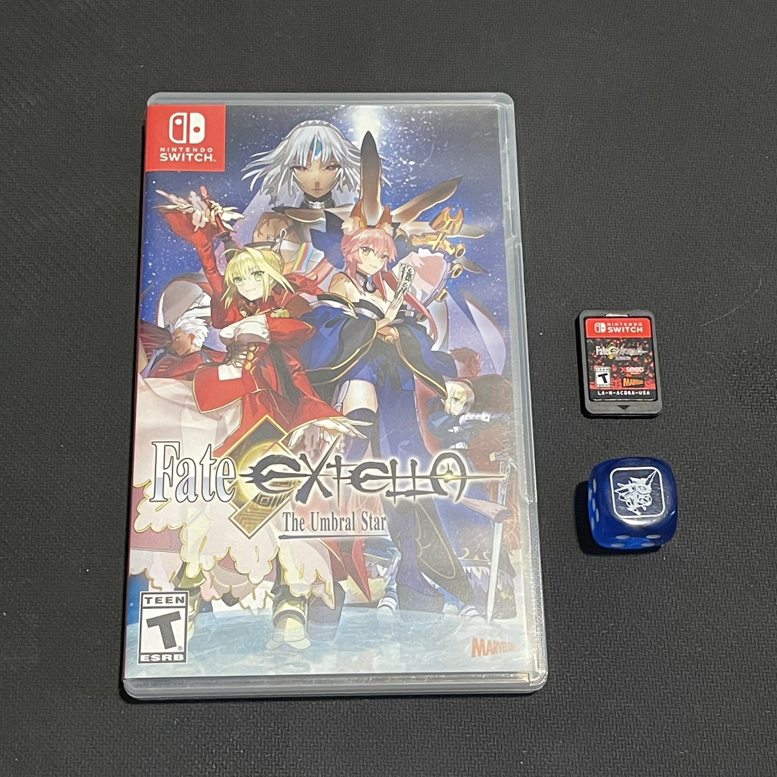 Fate/Extella: The Umbral Star (Nintendo Switch, 2017) Tested and Working CIB