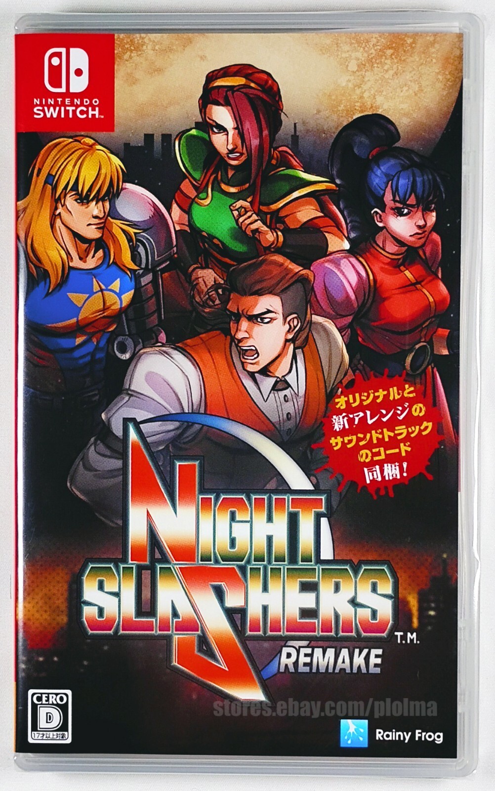 NIGHT SLASHERS REMAKE Brand New NINTENDO SWITCH Game JP Release, ships from USA