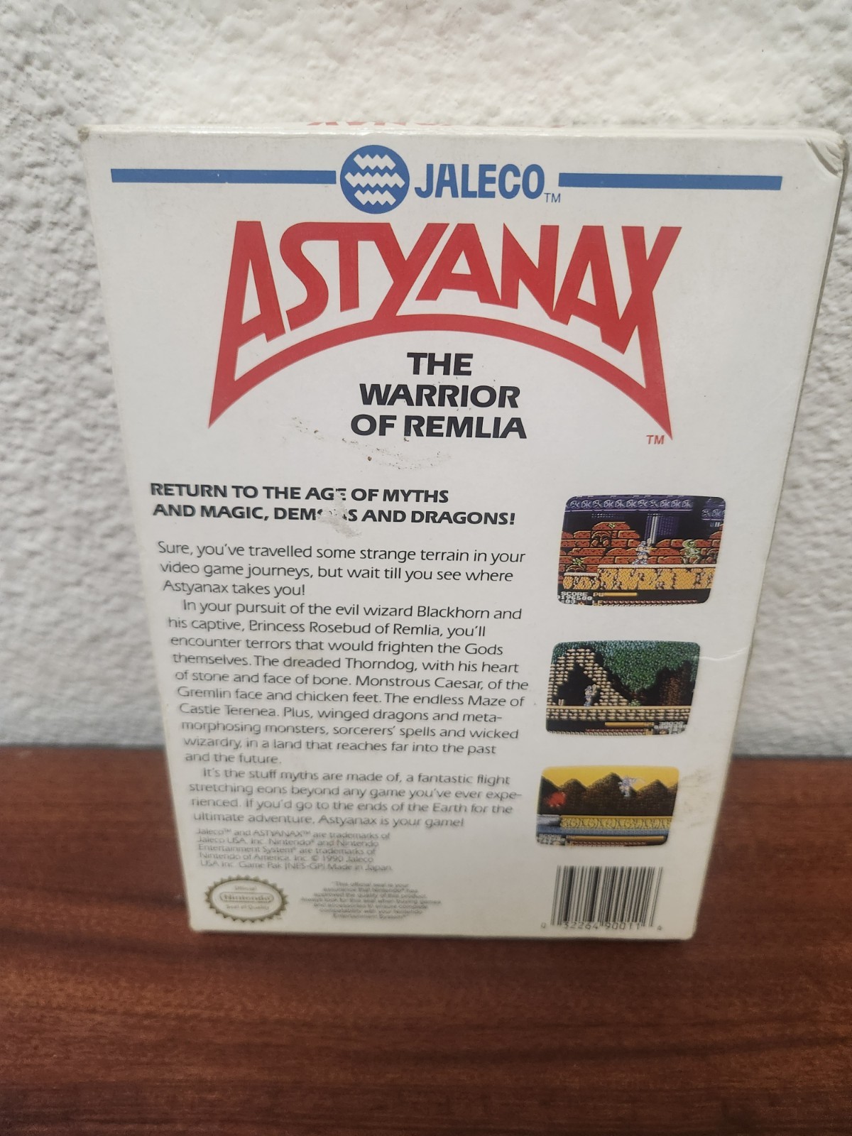 Astyanax (Nintendo Entertainment System NES, 1990) CIB Complete In Box