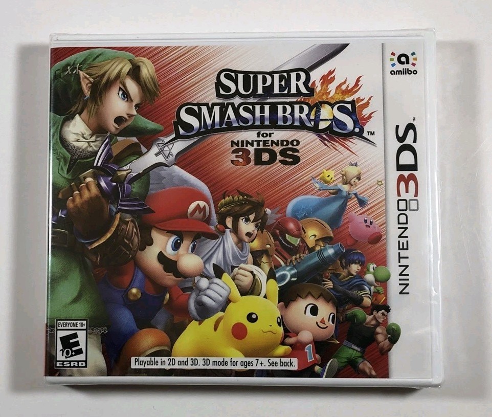 Super Smash Bros. (Nintendo 3DS, 2014) – NEW – Ships TODAY!