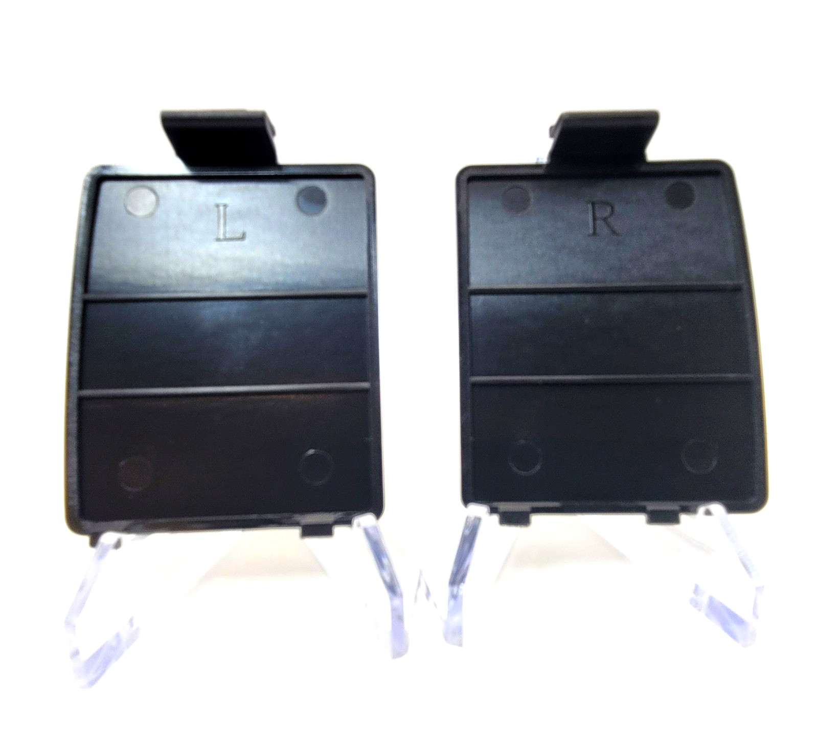 Battery Covers for Sega Game Gear Console – Black (Both Left and Right Included)