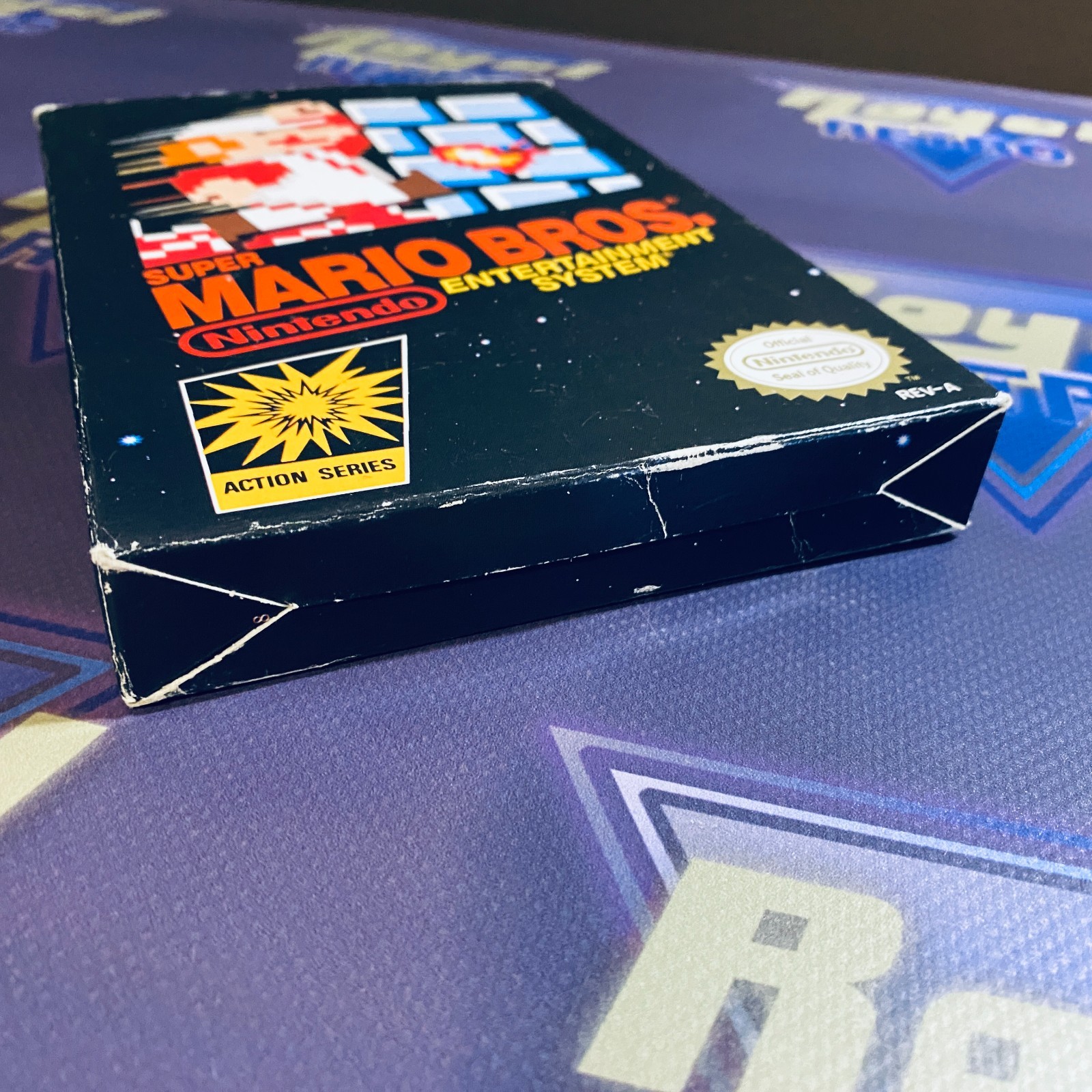 Super Mario Bros (Nintendo NES, 1985) CIB Complete In Box Oval NES 5-Screw REV-A