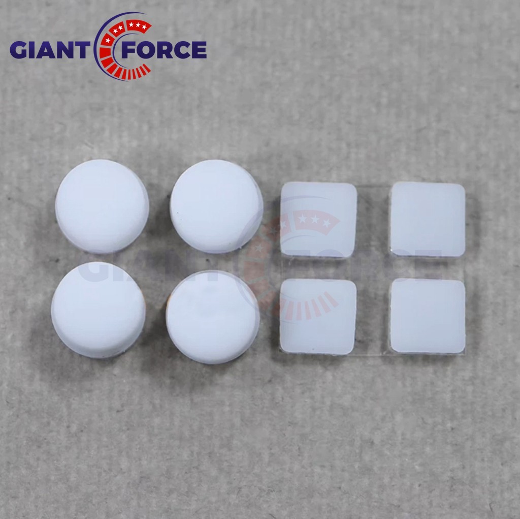 8pcs Replacement for New 3DS XL Console Front Back Screw Rubber Feet Cover