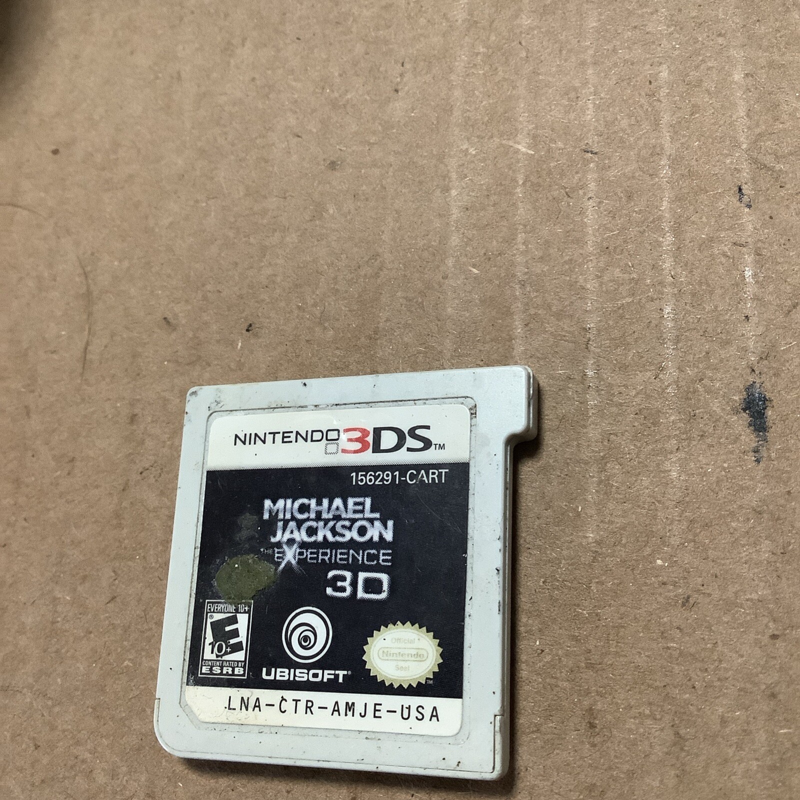 Michael Jackson: The Experience 3D (Nintendo 3DS, 2011) No case