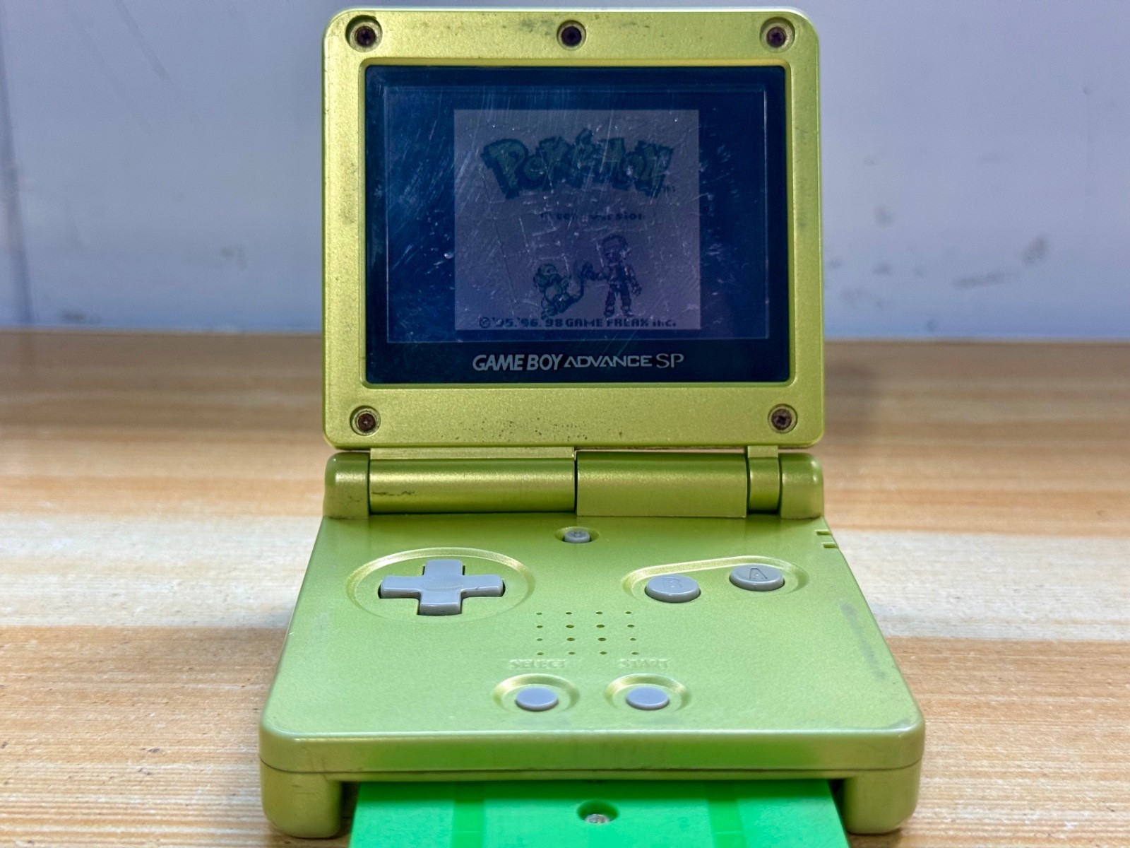 Nintendo Gameboy Advance SP AGS001 Lime Green Handheld System Console