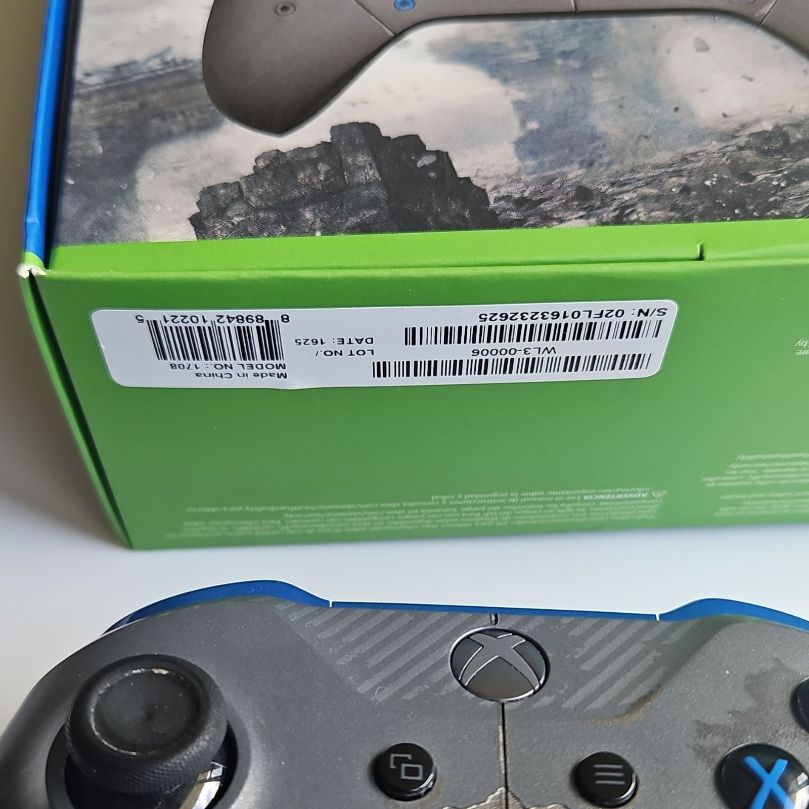 Microsoft Xbox One Wireless Controller Gears of War 4 Limited Ed. Model 1708