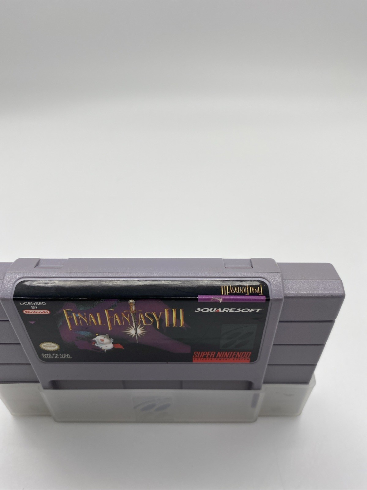 Authentic Final Fantasy III SNES Super Nintendo Cartridge Tested Working