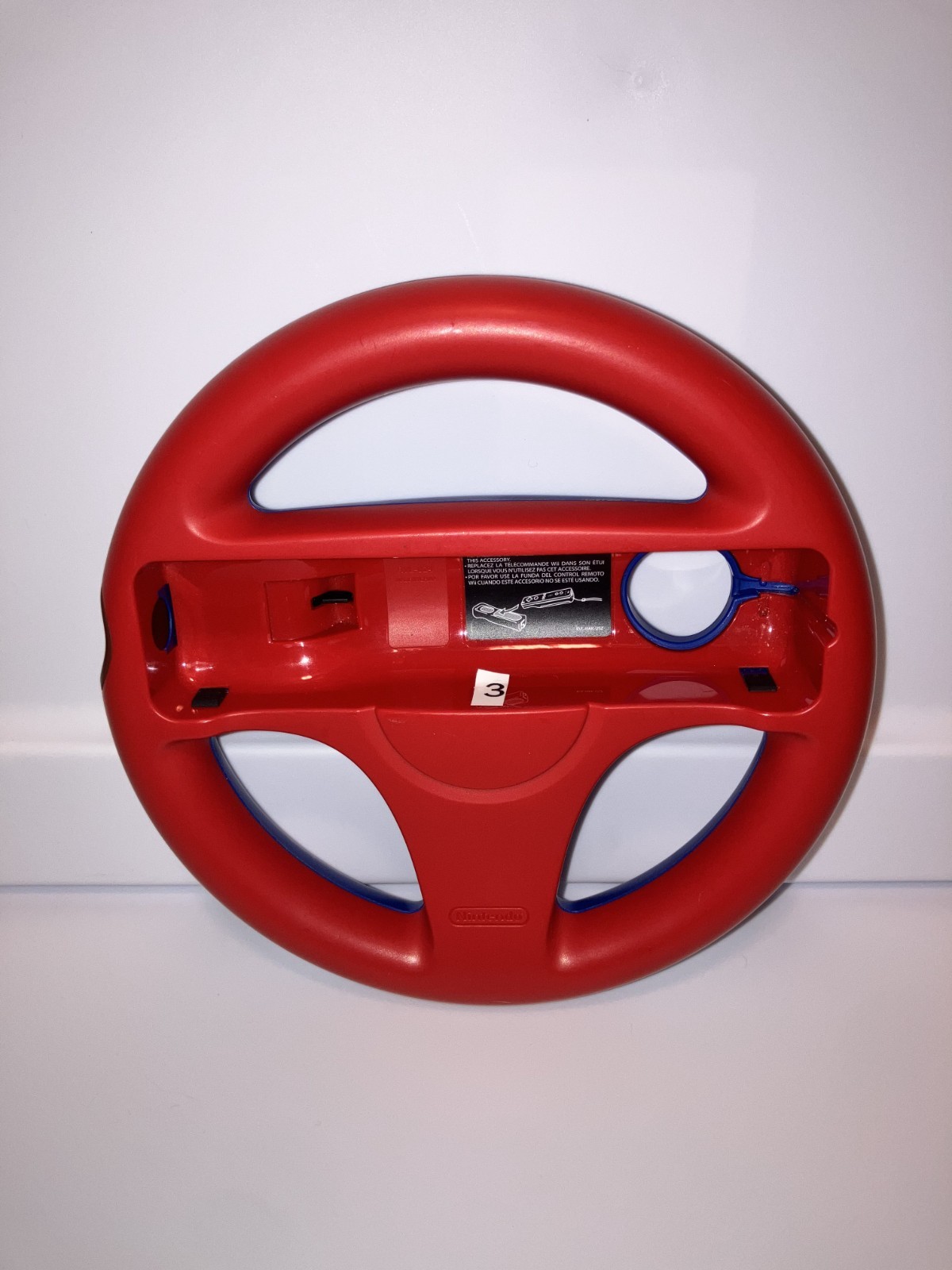 Mario Kart Wii Wii U Wii Wheel Handle Mario Red And Blue Authentic