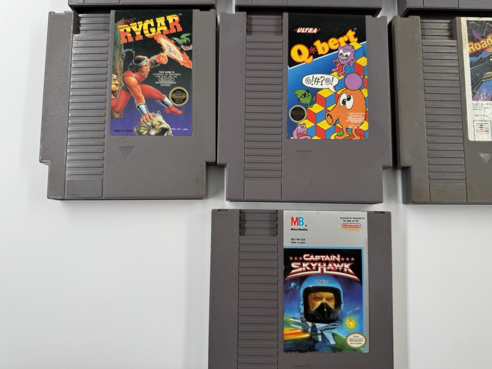 Lot of 10 NES Games | Ghostbusters Dr Mario TMNT WrestleMania | Nintendo