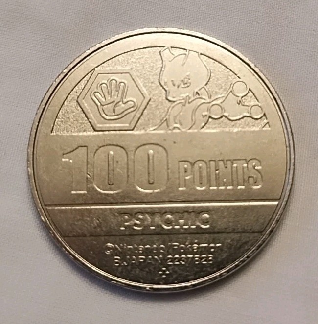 Bandai Nintendo Pokemon Battle Coin Medal Collection Japanese – Mewtwo 03