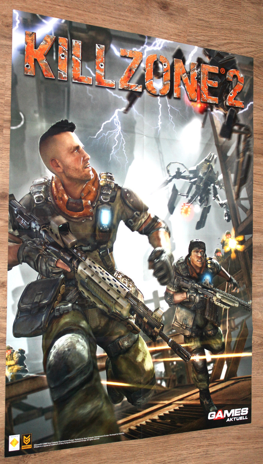 Killzone 2 & Prince of Persia very rare Poster 56x80cm