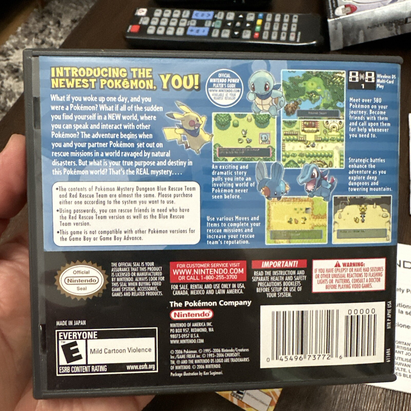 Authentic Pokemon Nintendo DS Case With Manuals – No Game.