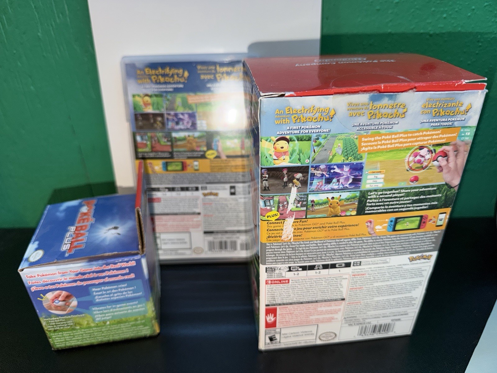 Pokemon Let’s Go Pikachu – Box Set Poke Ball Plus – Nintendo Switch – (No Mew)