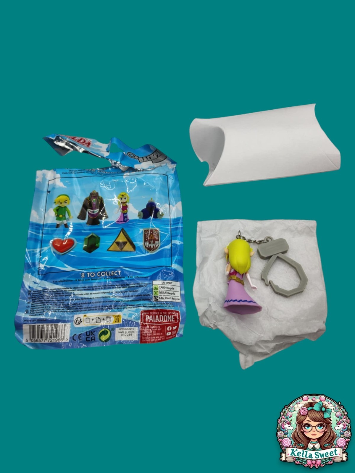 The Legend Of Zelda: Wind Waker “Princess Zelda” Backpack Buddy Bag Clip