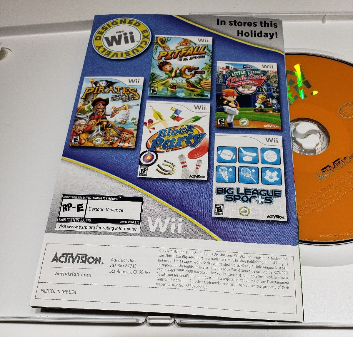 🔴Monkey Mischief Party Time (Nintendo Wii, 2008) Complete