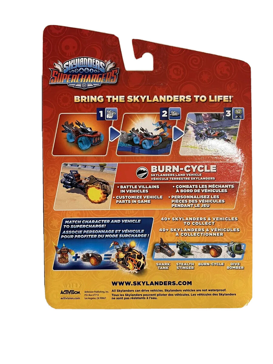 Skylanders SuperChargers: BURN-CYCLE Land Vehicle Character Pack NIB
