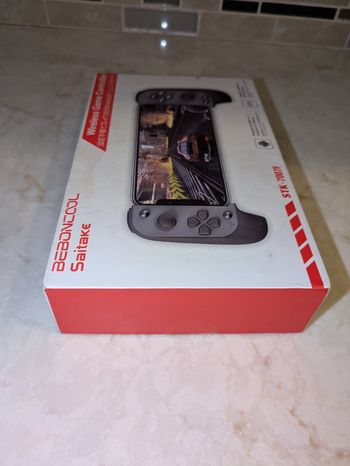 Saitake STK-7007F Wireless Game Controller, Black (New – Open Box)