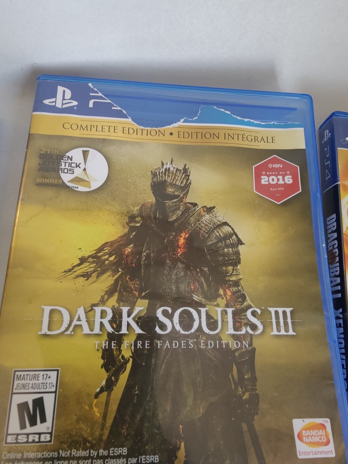PS4 Games Dark Souls 3, Dragonball Xenoverse, Plants vs Zombies Garden Warfare