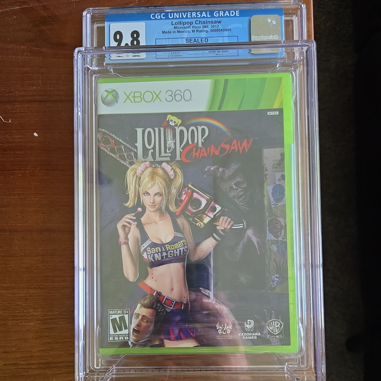 CGC 9.8 A++ – Lollipop Chainsaw Graded, Xbox 360, 2012 Sealed New!