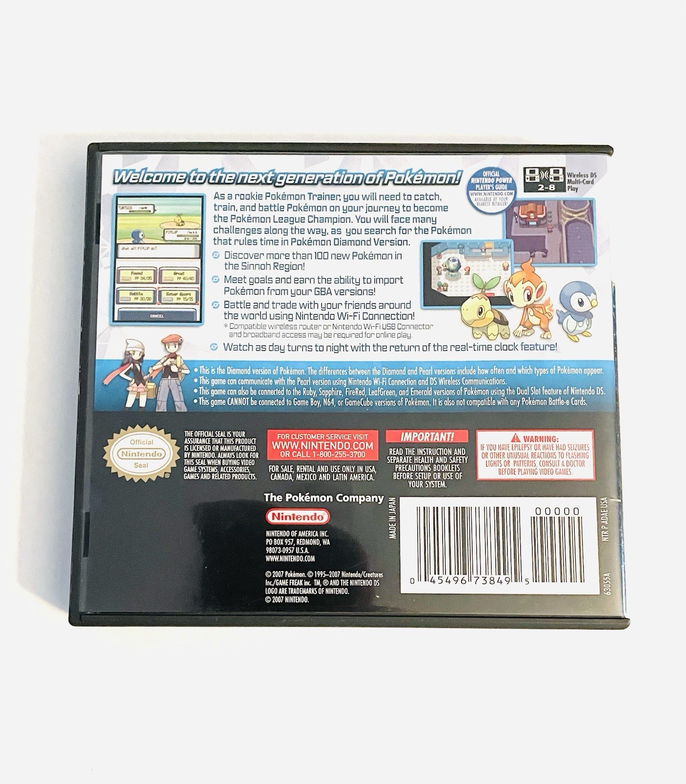 Pokémon: Diamond Version (DS, 2007). Rare – Authentic – Tested – Fast Shipping