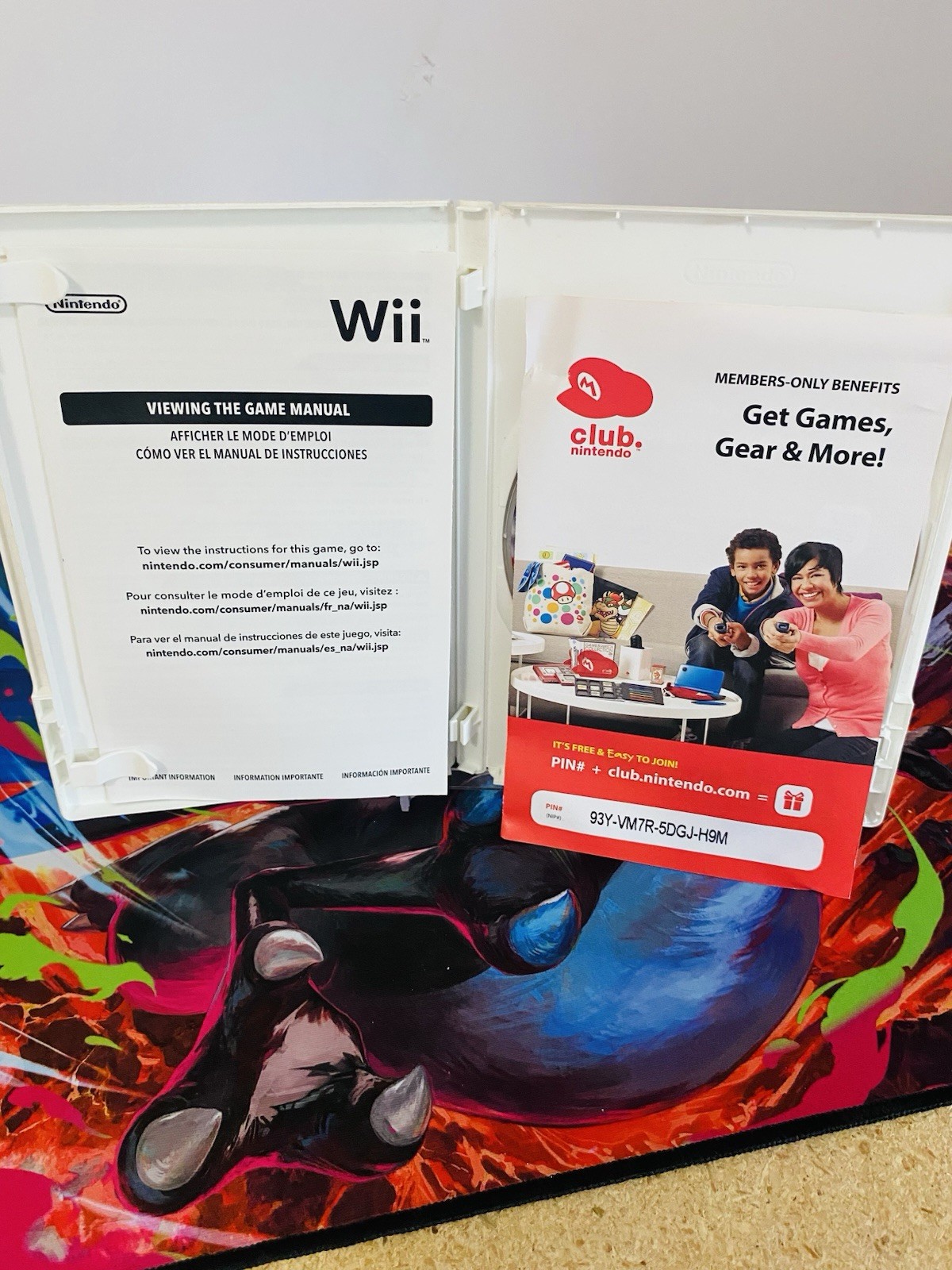 Resurfaced! Super Mario Galaxy (Nintendo Wii, 2007) Has Inserts No Manual Tested