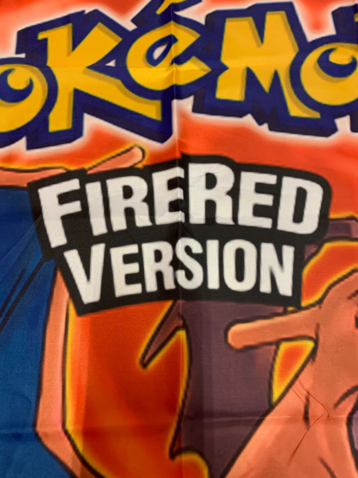 Pokemon Fire Red Version Custom Wall Flag Banner Tapestry 3 x 3 Ft, GBA