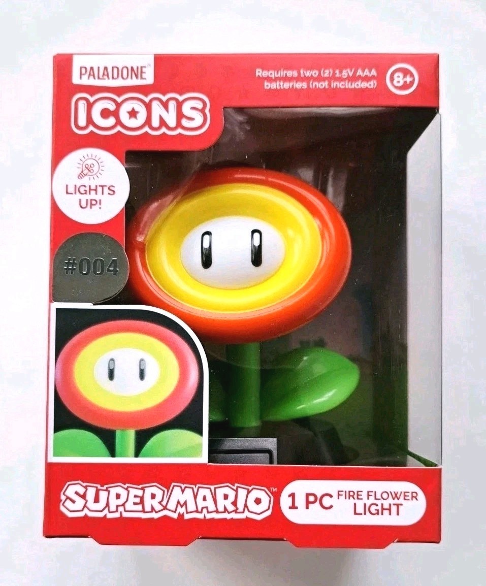 Paladone Icons: Super Nintendo Set Of 4 Super Mario lights Sealed NIB 2018 RARE*