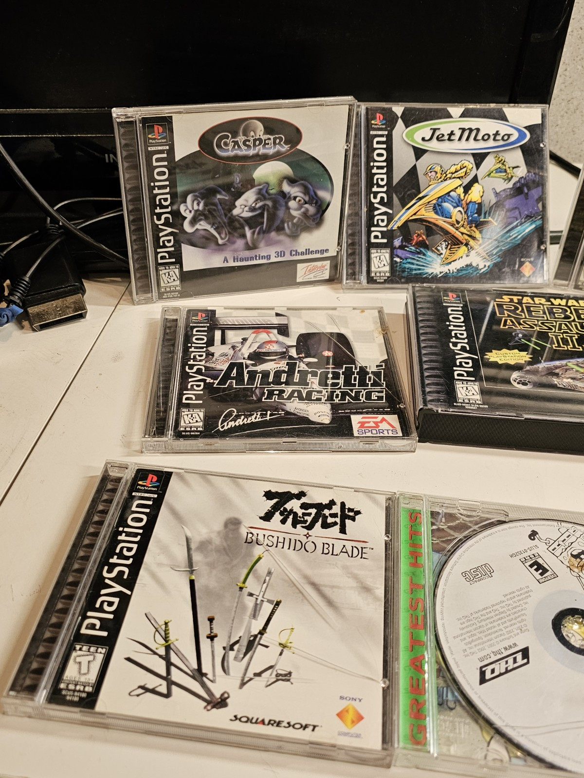 PS1 GAME LOT black Label Bushido Blade, Jet Moto 1 2 3 Sony PlayStation 1 PSX