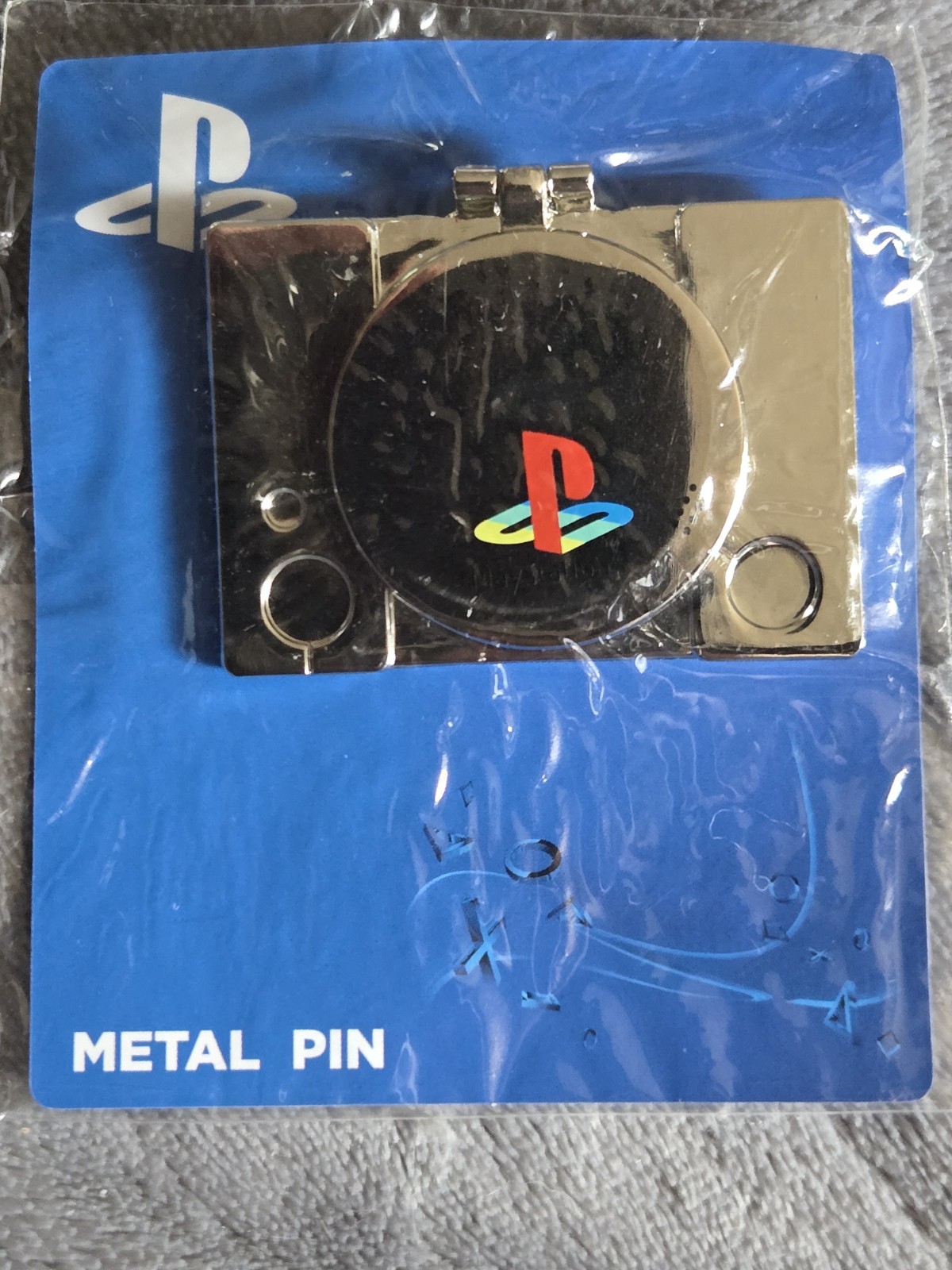 PlayStation Console Metal Pin Culturefly Officially Licensed Sony 2”