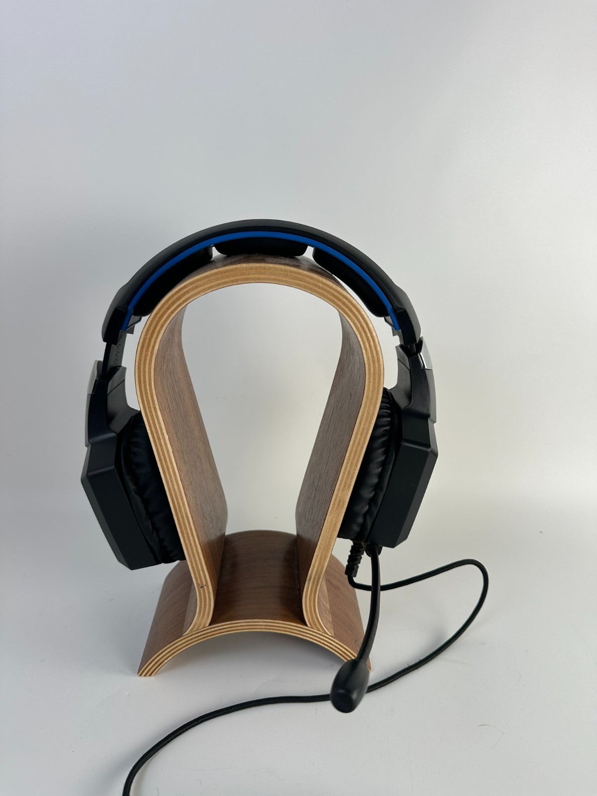 RUNMUS Gaming Headset Wired USB Stereo Headphones Mic PC PS4 PS5 Xbox Blue