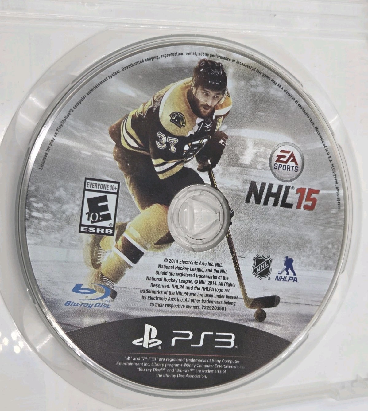 NHL 13 & NHL 15 EA Sports Sony PlayStation 3 (PS3) Video Game Lot Of 2