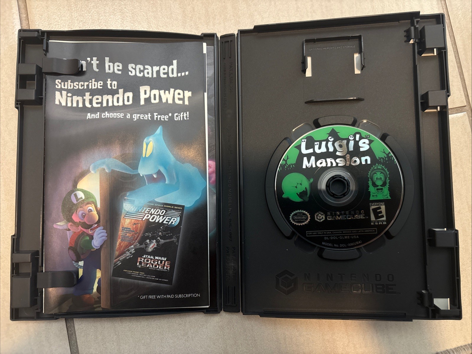 Nintendo GameCube Luigi’s Mansion Complete In Box CIB Tested US Version