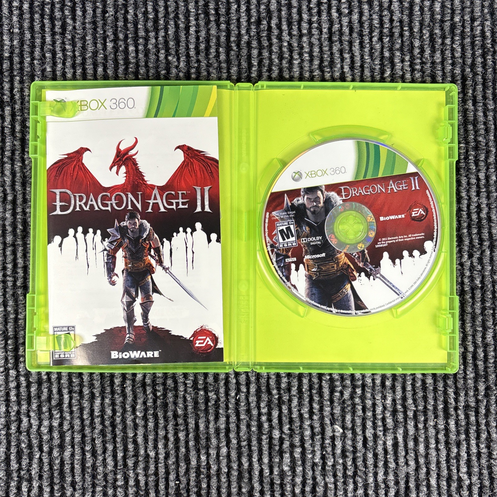 Dragon Age II (Microsoft Xbox 360, 2011) Complete TESTED WORKING
