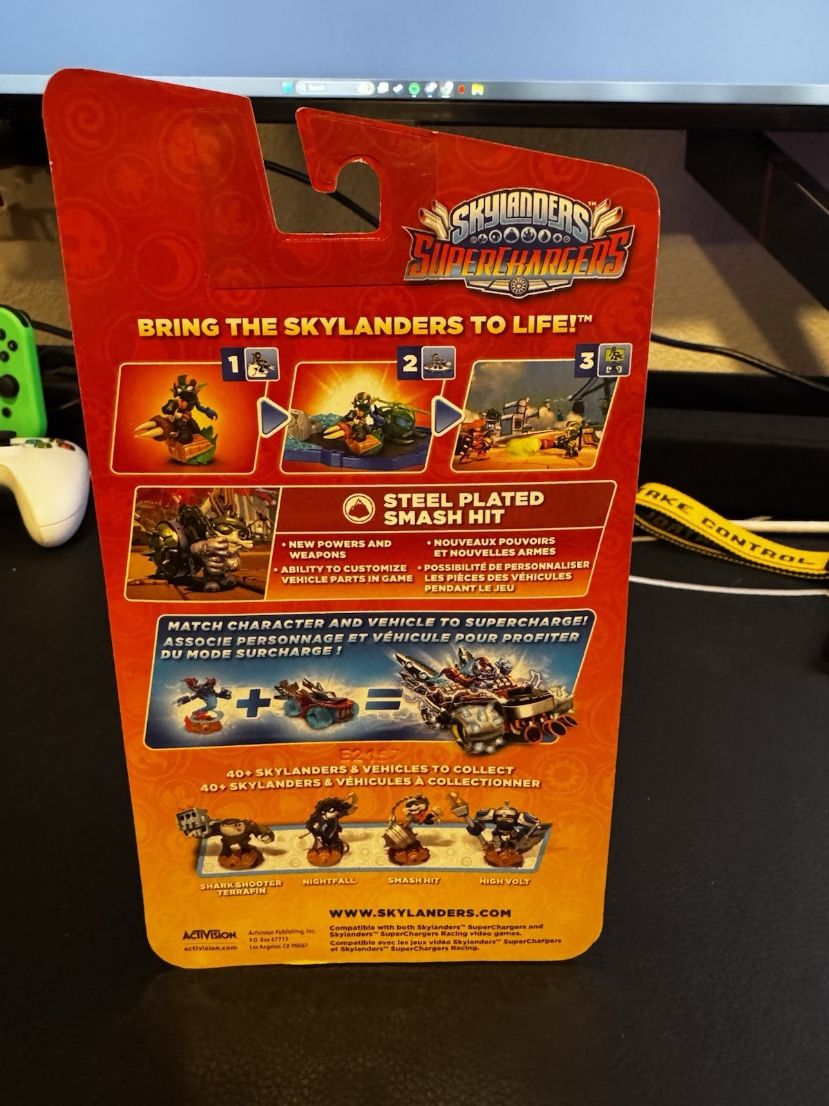 Activision Skylanders SuperChargers Steel Plated Smash Hit Customizable Figure