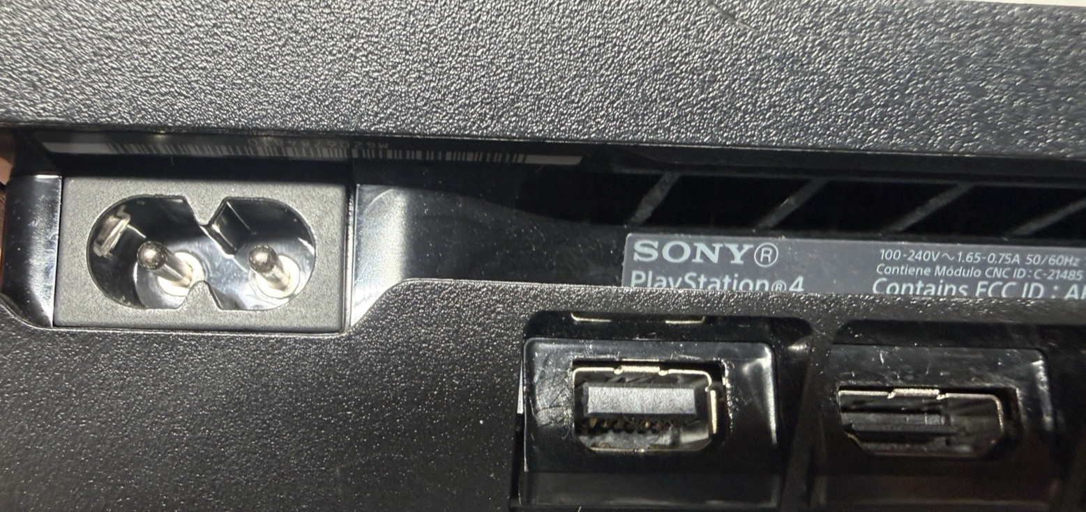 Sony PlayStation 4 PS4 Slim Black CUH-2215B Powers on / Initialized Console Only