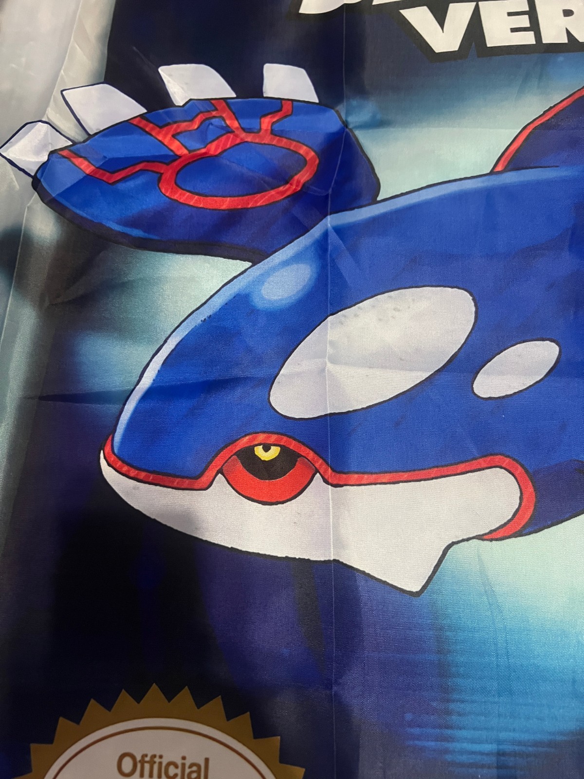 Pokemon Sapphire Version Gameboy Advance Custom Wall Banner Tapestry 3 x 3 Ft