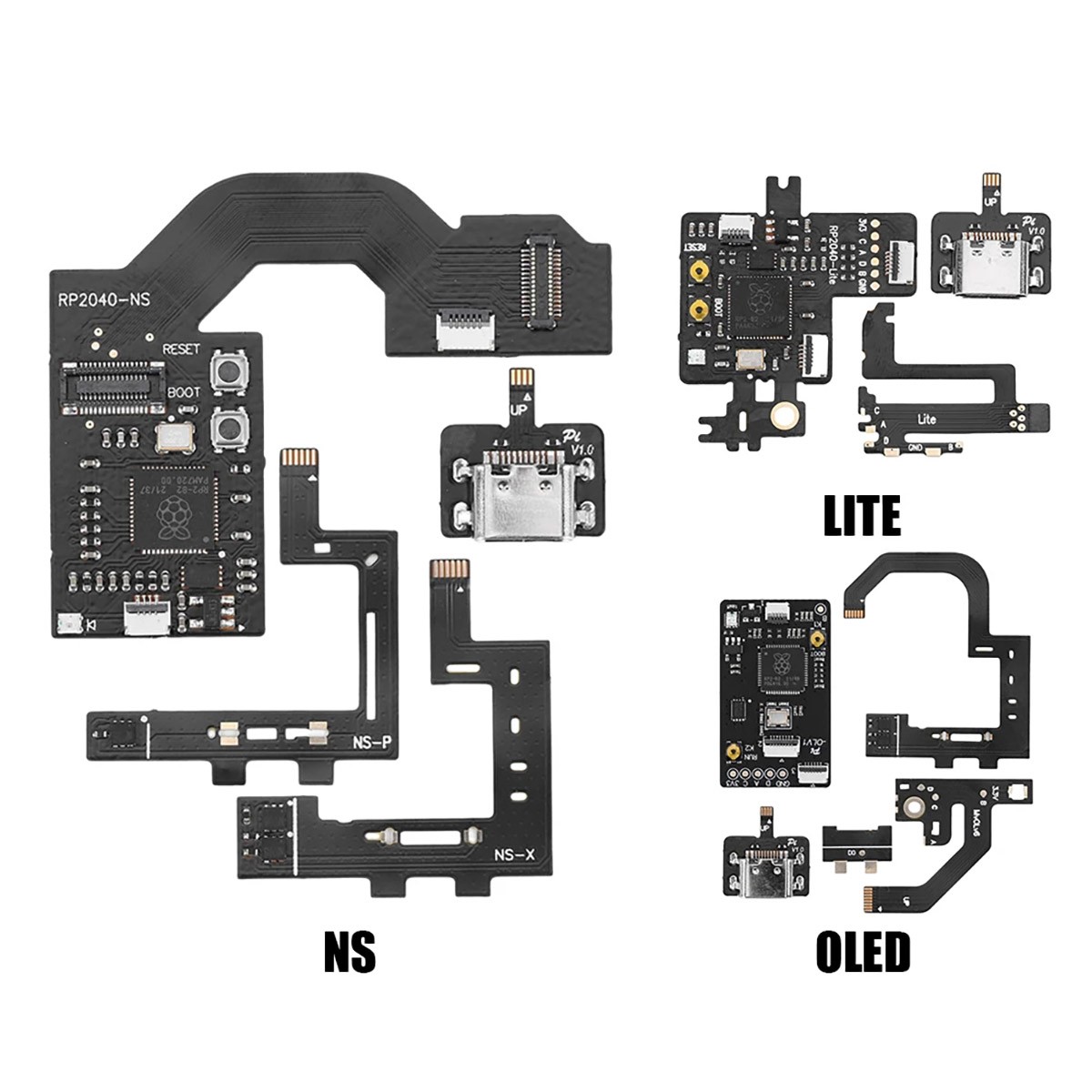 RP2040 Game Console Cable Chip for Nintendo Switch NS / Lite / OLED Replacement.