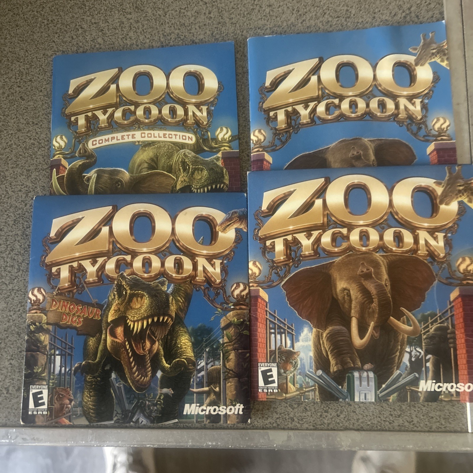 Zoo Tycoon Microsoft Games -Dinosaur Digs & Zoo Tycoon