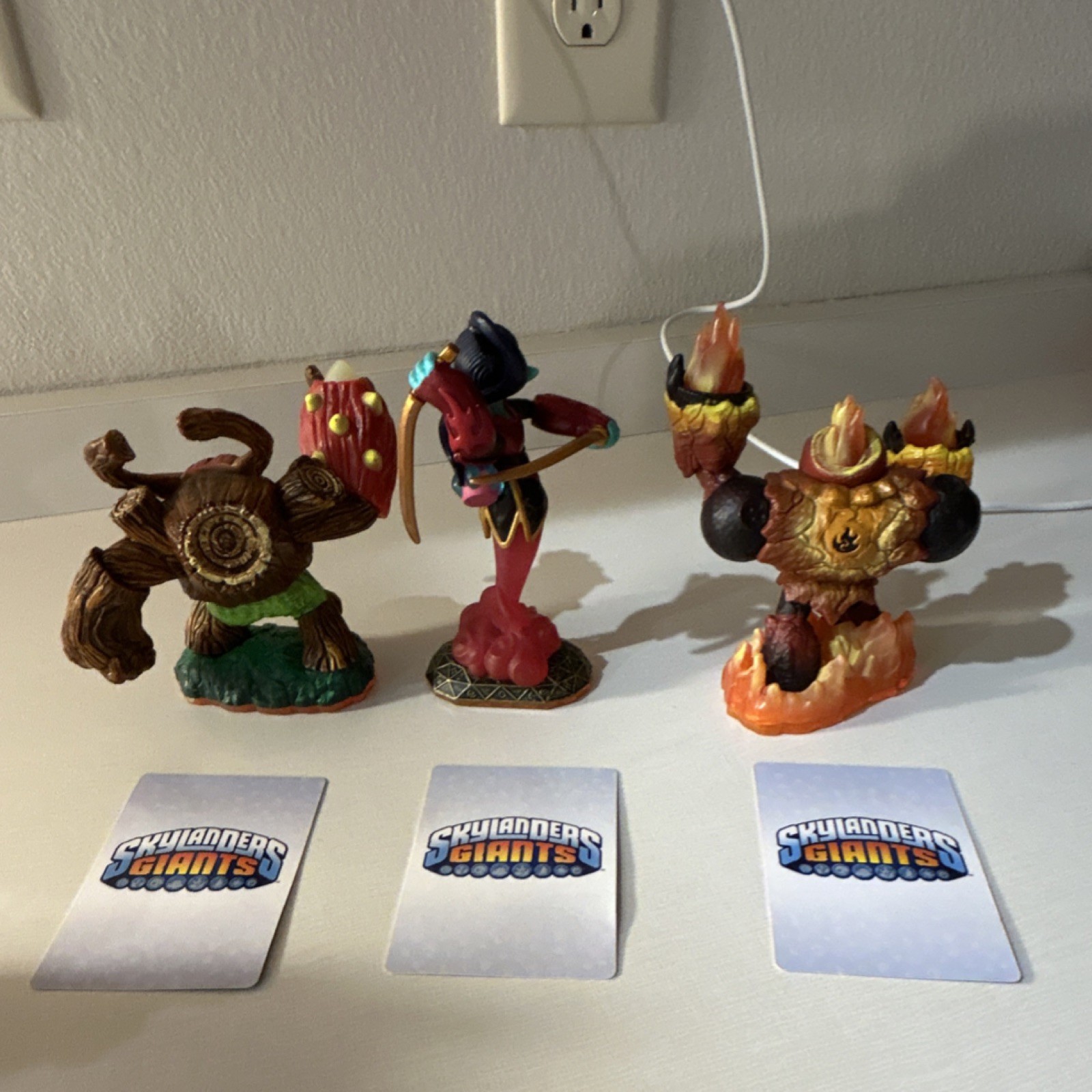 Activision Skylanders Giants Figure Lot Hot Head Swarm Bouncer Crusher Granite