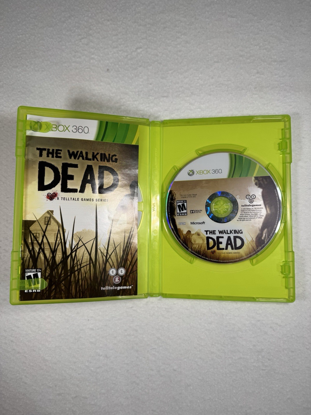 The Walking Dead A Telltale Games Series Microsoft Xbox 360 CIB With Manual