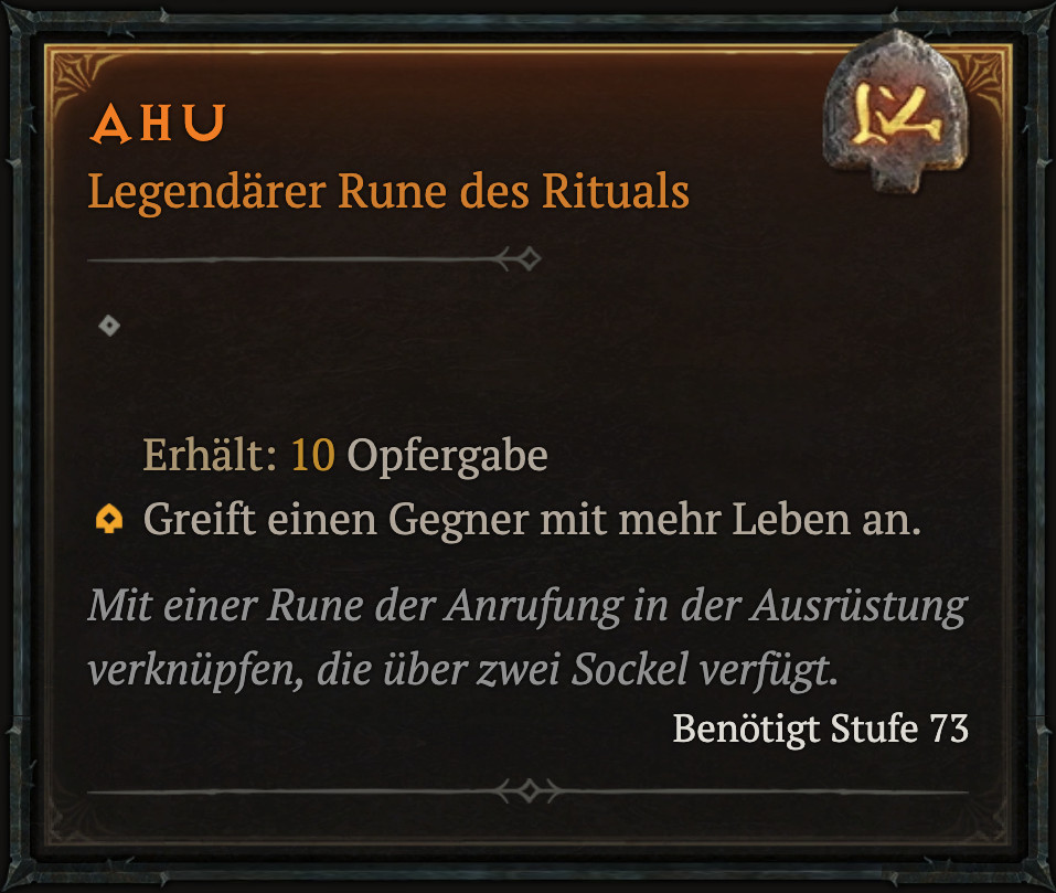 Diablo 4 Runes – 1x Rune Your Choice – Season 11 S11 SC Softcore