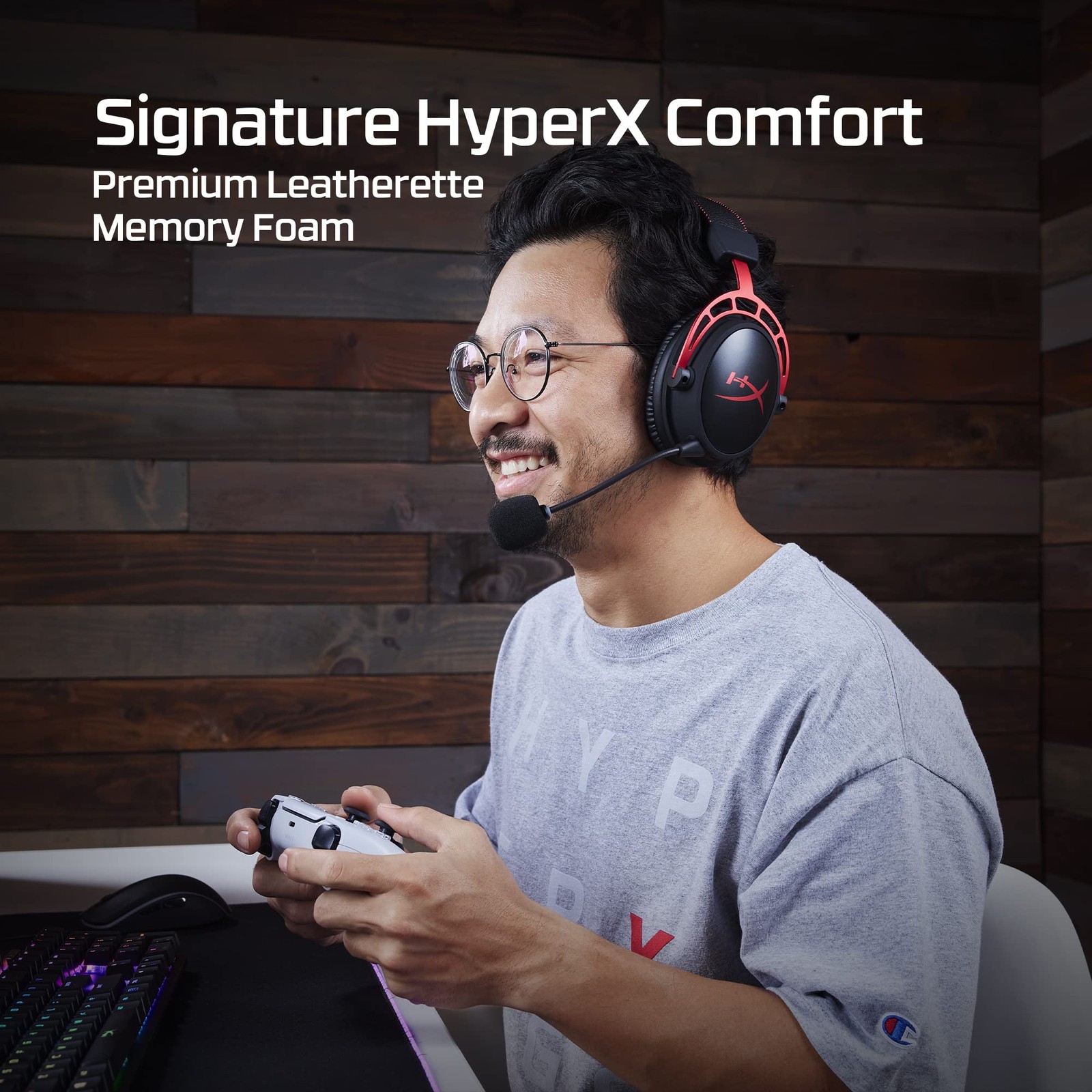 HyperX Cloud Alpha Wireless – Gaming Headset for PC, 300-hour battery life, DTS