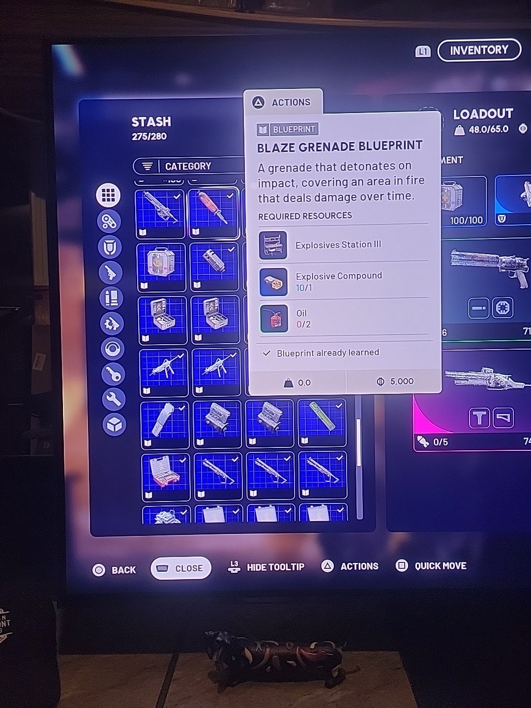 Arc Raiders Blaze Grenade Blueprint