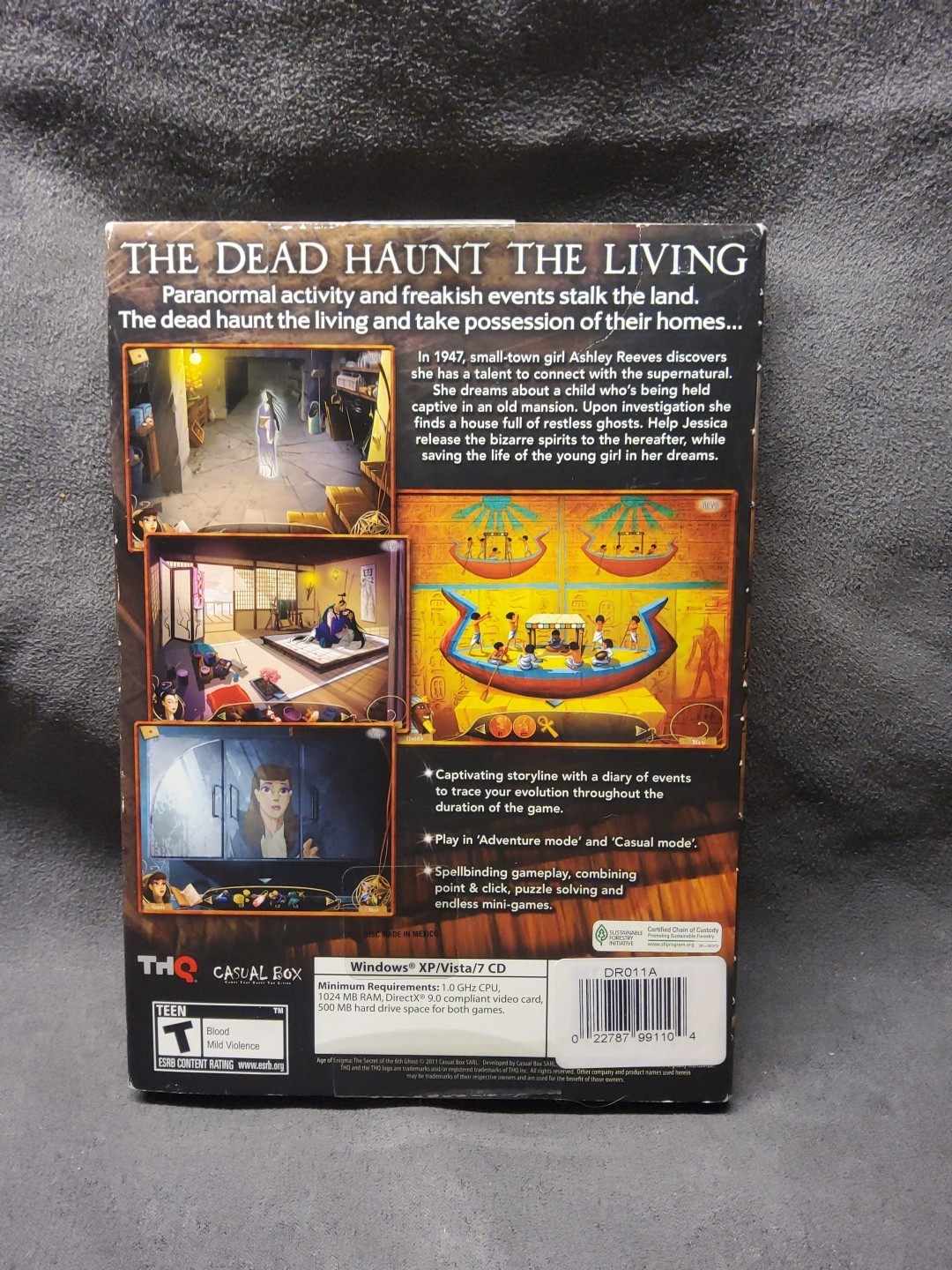AGE OF ENIGMA THE SECRET OF THE SIXTH GHOST PARANORMAL ACTIVITY CD ROM
