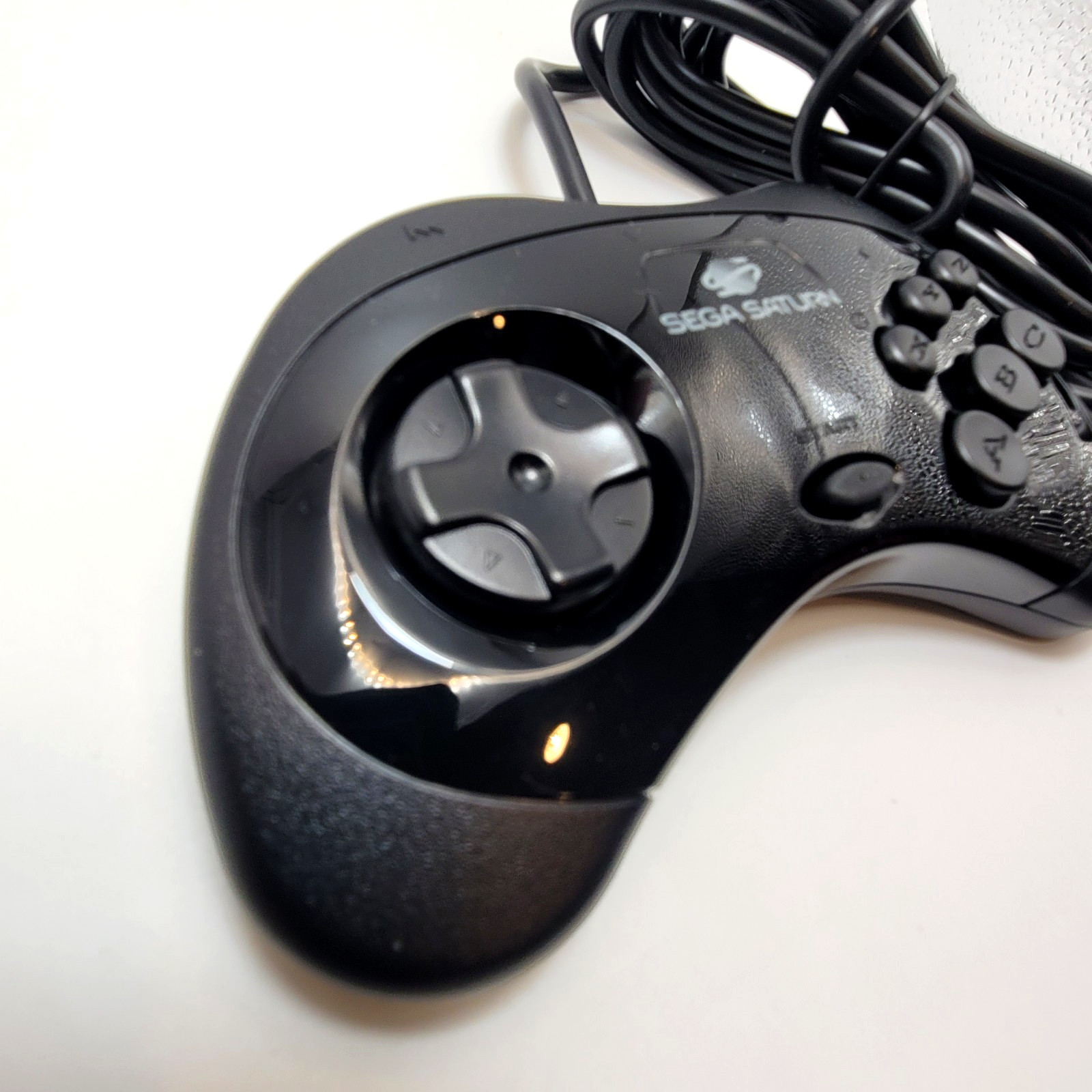 Retro-Bit Official Sega Saturn Controller For Sega Saturn Original Port 6E