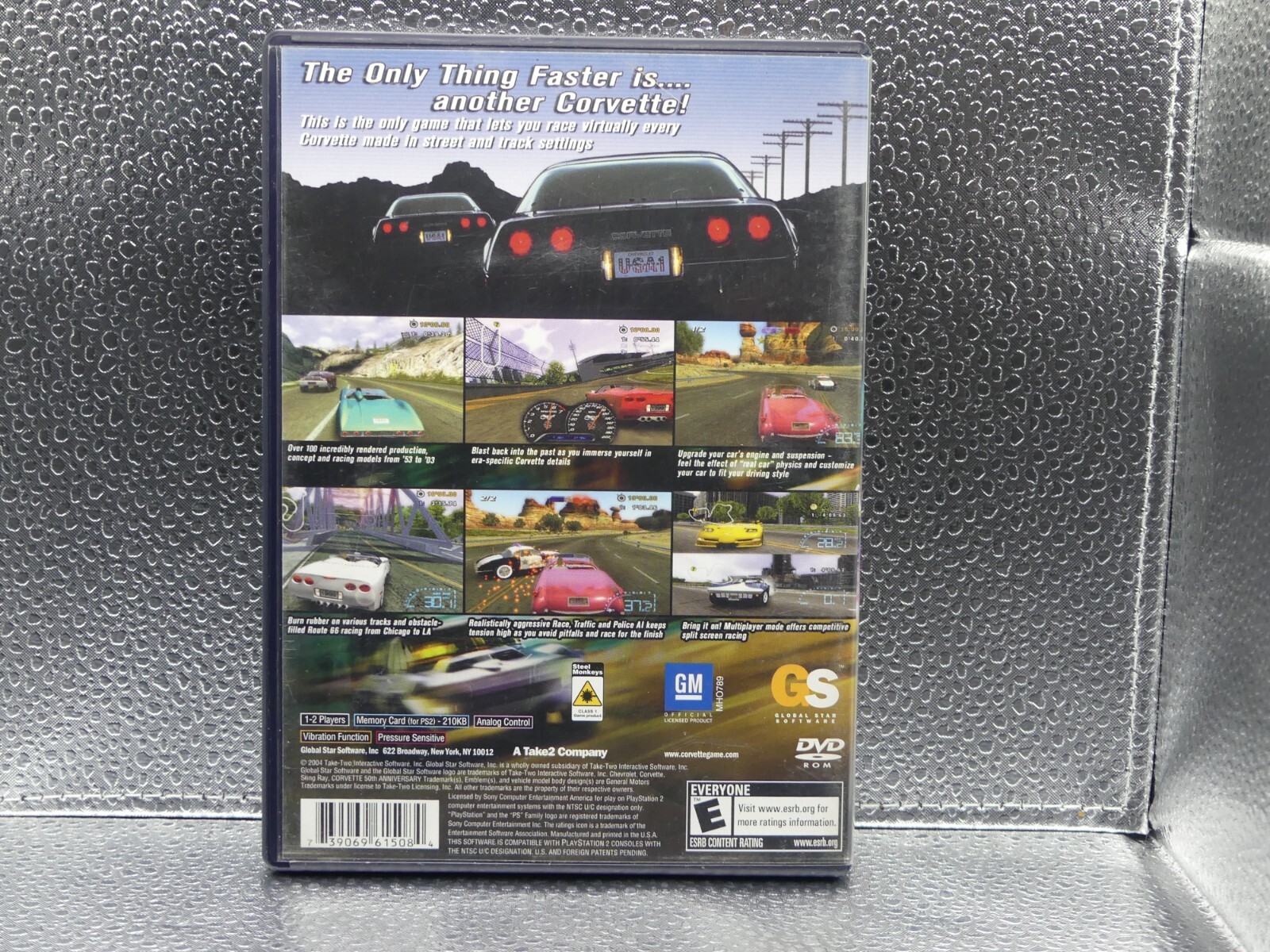 PlayStation 2 PS2 Corvette Tested & Working With Manual Video Game